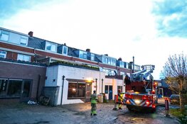 Blikseminslag bij woning in Bussum