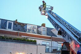 Blikseminslag bij woning in Bussum