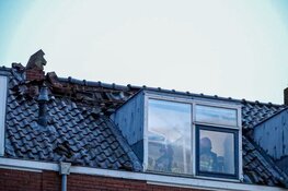 Blikseminslag bij woning in Bussum
