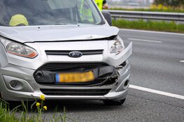 Kopstaartbotsing op A1 bij Naarden