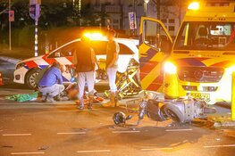 Bromfietser gewond bij ongeval in Bussum