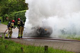 Peperdure Ferrari uitgebrand in Blaricum