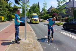 Kinderen met schrik vrij bij ongeluk in Hilversum