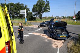 Gewonde en veel schade bij ongeval op afrit A6