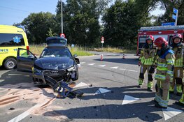 Gewonde en veel schade bij ongeval op afrit A6