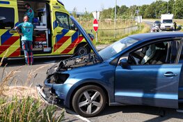 Gewonde en veel schade bij ongeval op afrit A6