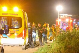 Scooter te water in Muiderberg