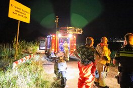 Scooter te water in Muiderberg