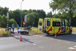 Motorrijder uit de bocht gevlogen in Blaricum