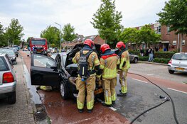 Auto in brand in Huizen