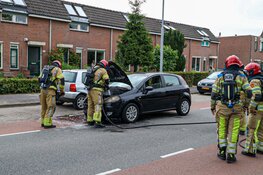 Auto in brand in Huizen