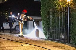 Feestje eindigt in domper: korte brand in schuur Laren