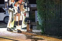 Feestje eindigt in domper: korte brand in schuur Laren