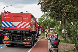 Brand bij agrarisch bedrijf in Loosdrecht
