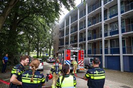 Brand in appartement in Bussum