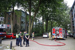 Brand in appartement in Bussum