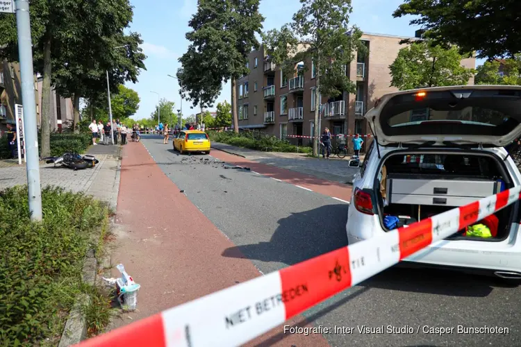 Motorrijder gewond bij ernstig ongeval in Huizen