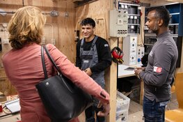 Wethouder Van Hunnik bezoekt Gebouwde Omgeving in Bussum