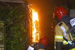 Asbest vrijgekomen bij schuurbrand in Huizen