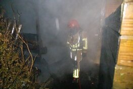 Asbest vrijgekomen bij schuurbrand in Huizen