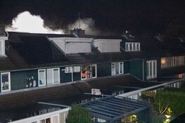 Flinke brand in woning in Huizen