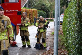 Middelbrand in kelder woning in Laren