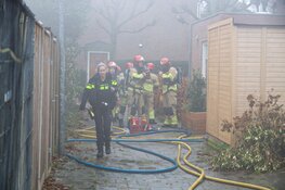Brand op zolder van woning in Muiderberg