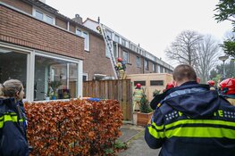 Brand op zolder van woning in Muiderberg
