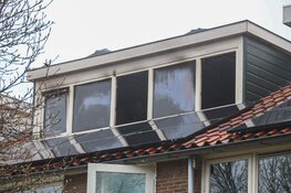 Brand op zolder van woning in Muiderberg
