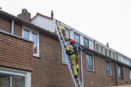 Brand op zolder van woning in Muiderberg