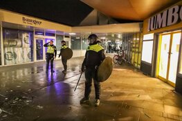 Mobiele eenheid ingezet bij ongeregeldheden in Huizen