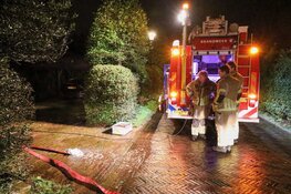 Kelder volgelopen bij woning Blaricum, brandweer schiet te hulp
