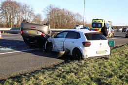 Vier auto's betrokken bij ongeluk A1 t.h.v Naarden