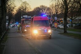 Brand bij aanbouw woning in Hilversum