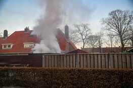 Brand bij aanbouw woning in Hilversum