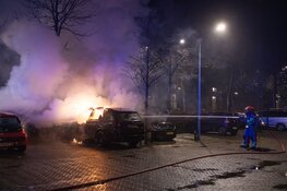 Jerrycan gevonden bij autobrand Huizen