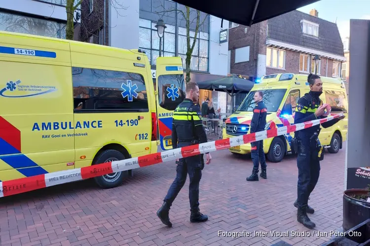 Persoon gewond na val bij Hilvertshof