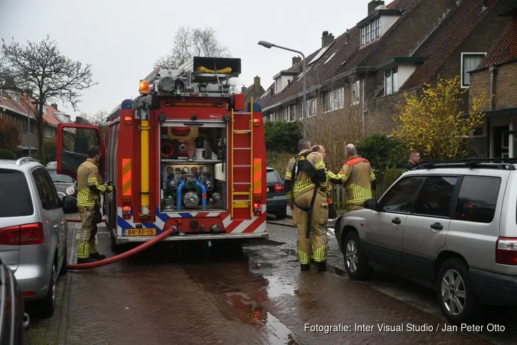 Brand in wasmachine in woning Hilversum