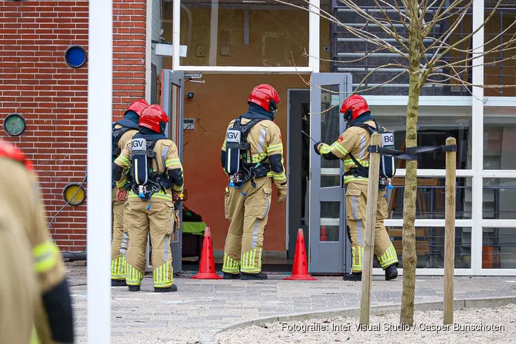 Gaslek in basisschool in Hilversum