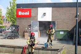 Brandmelding in Boni Supermarkt in Huizen