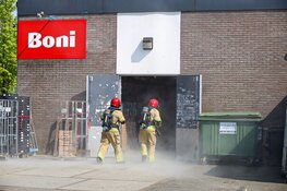 Brandmelding in Boni Supermarkt in Huizen