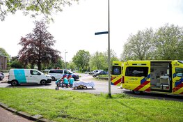 Fietser aangereden op rotonde in Bussum