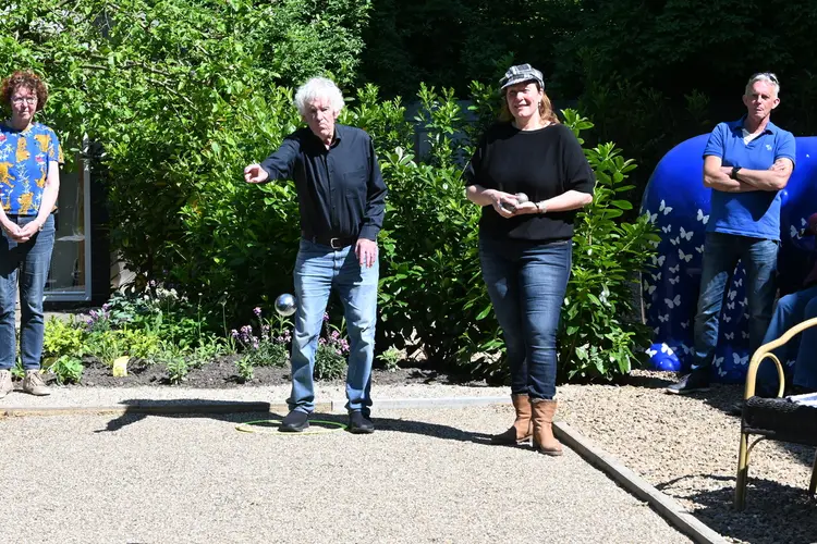Opening Jeu de Boules baan in de Kloostertuin van het Brinkhuis