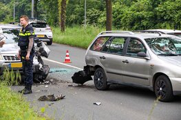 Veel schade bij aanrijding in Huizen