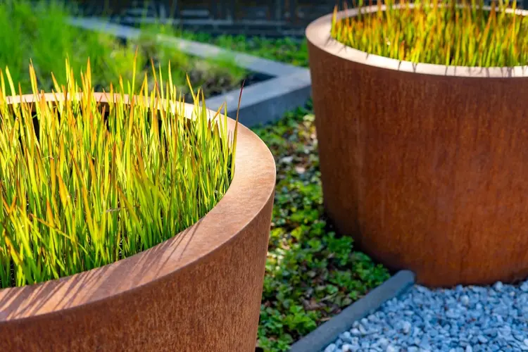 Inspiratie voor Tuininrichting met Plantenbakken