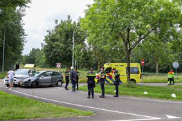 Aanrijding onderaan snelweg A1 bij Naarden