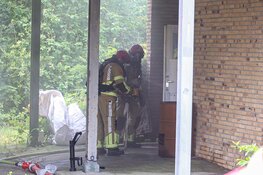 Brand in pand Anton Philipsweg in Hilversum