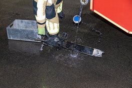 Uitslaande brand in schuur van woning in Huizen