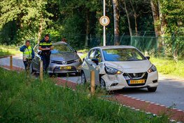 Kleine kettingbotsing met drie auto's in Blaricum