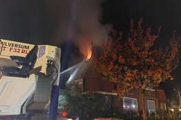 Uitslaande brand in woning Hilversum